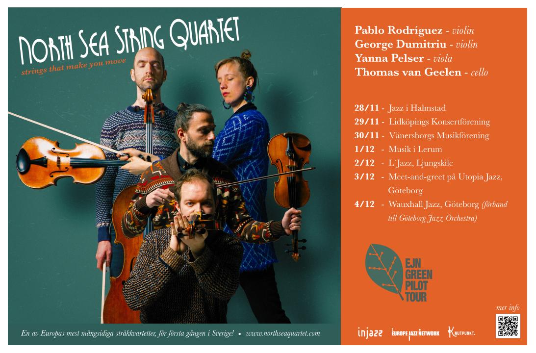 Annons: North Sea String Quartet EJN Green Pilot Tour